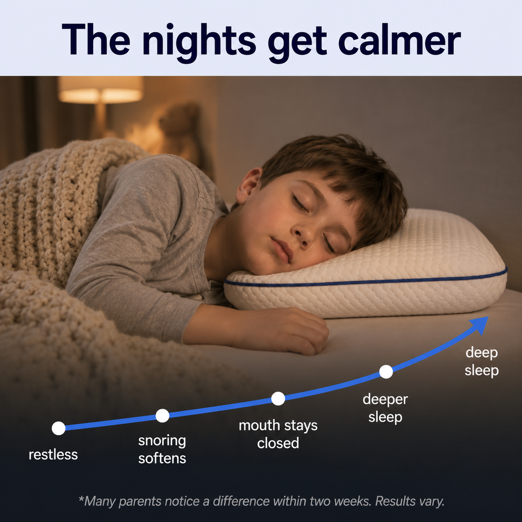 Trizelle Iloa™: Kids Cervical & Airway Pillow