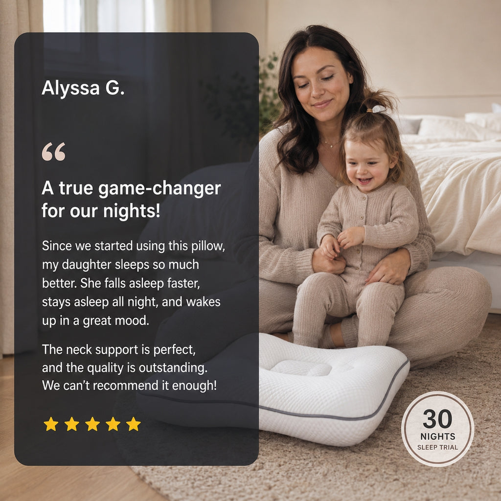 Trizelle Iloa™: Kids Cervical & Airway Pillow