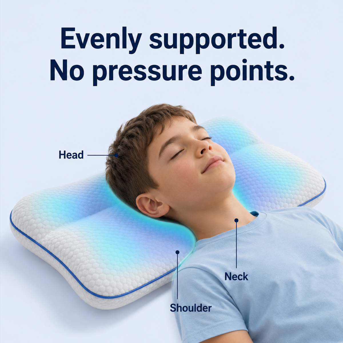 Trizelle Iloa™: Kids Cervical & Airway Pillow