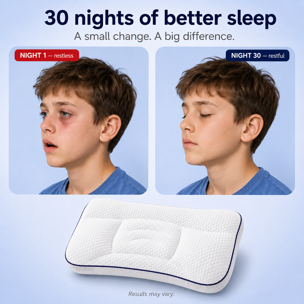 Trizelle Iloa™: Kids Cervical & Airway Pillow