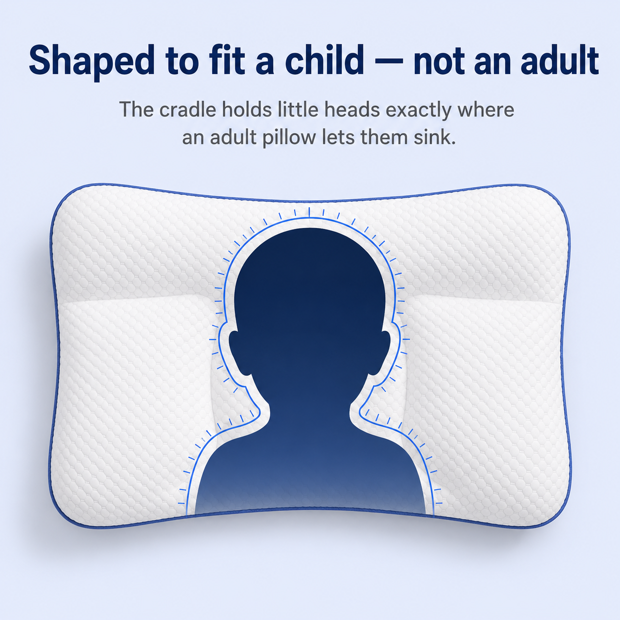 Trizelle Iloa™: Kids Cervical & Airway Pillow