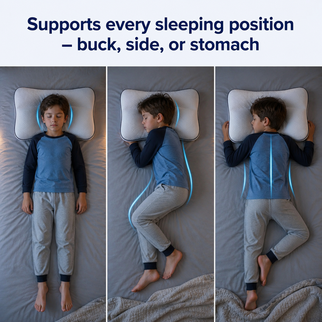 Trizelle Iloa™: Kids Cervical & Airway Pillow