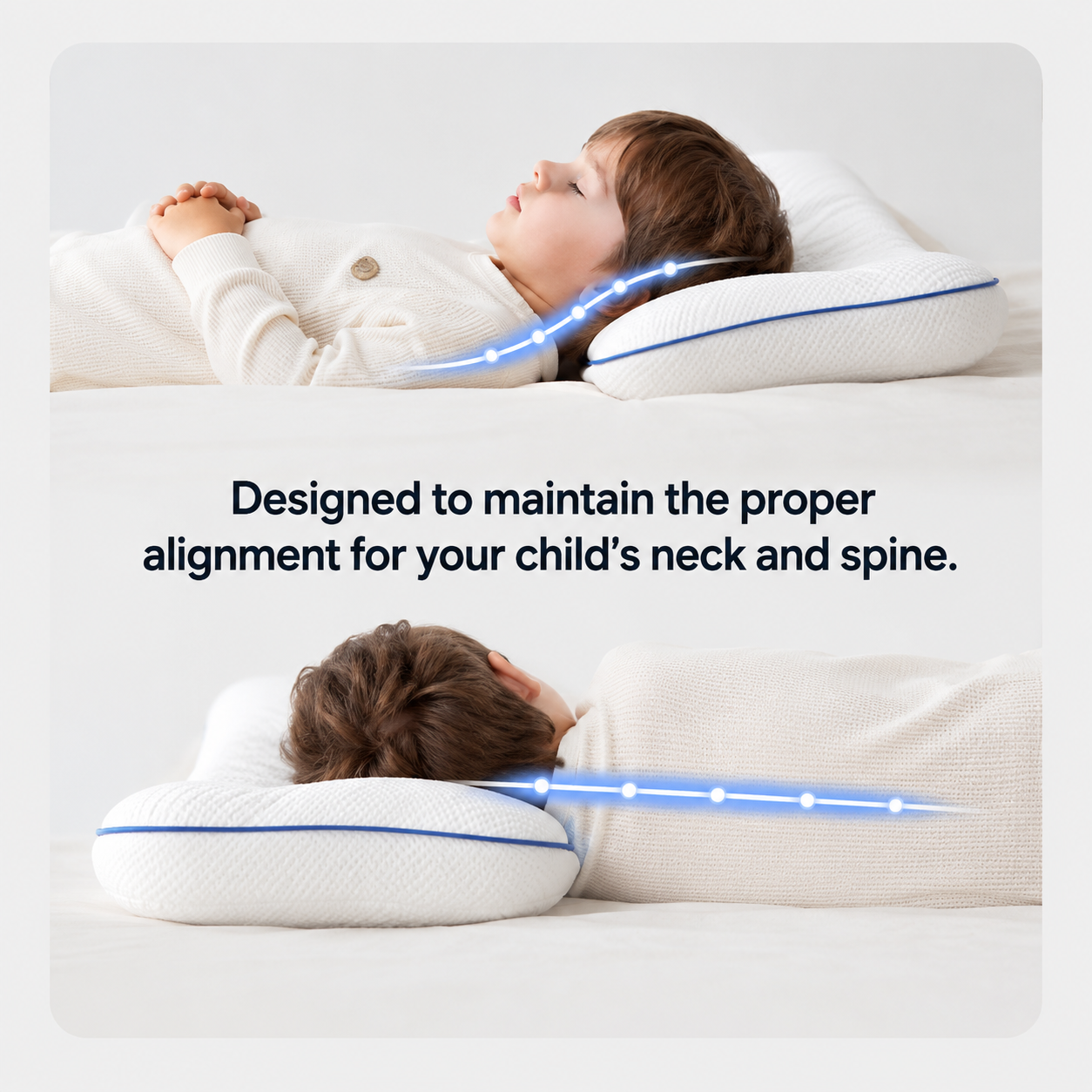 Trizelle Iloa™: Kids Cervical & Airway Pillow